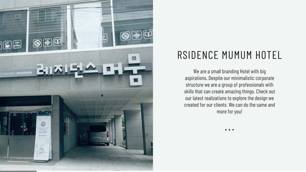 Residence Mumum Hotel Busan Exterior photo